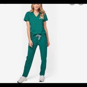 Figs Hunter Green Tall Scrub Set